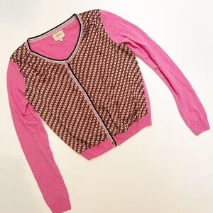 avoca anthology pink cardigan size 3